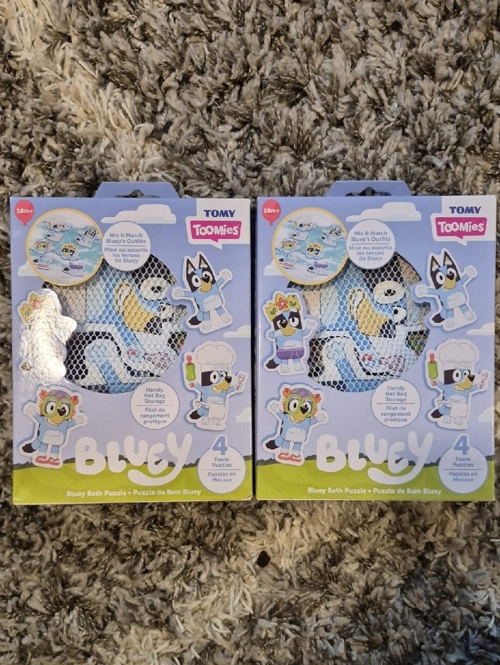 Tomy Toomies Bluey Bath Puzzle Bundle